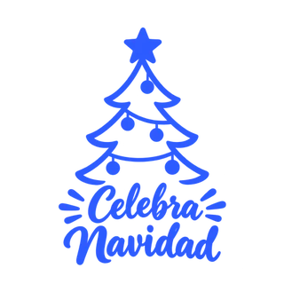 Sticker Celebra Navidad