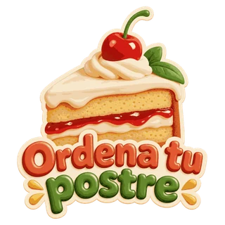 Sticker Ordena tu postre
